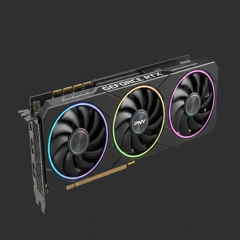 VCG5071T16TFXXPB1-O-1.webp PNY GEFORCE RTX 5070 Ti 16GB ARGB Overclocked Triple Fan Plus DLSS 4 - Image 1