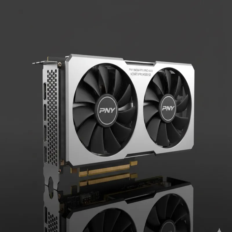 VCNRTXPRO4500-SB-1.webp PNY NVIDIA RTX PRO 4500 Blackwell OEM Version - Image 1