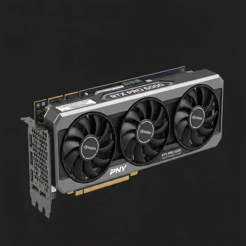 VCNRTXPRO6000MQ-PB-1.webp PNY NVIDIA RTX PRO 6000 Blackwell Max-Q Workstation Edition - Image 1